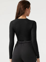 Alessandra Fitted Bodysuit - Black