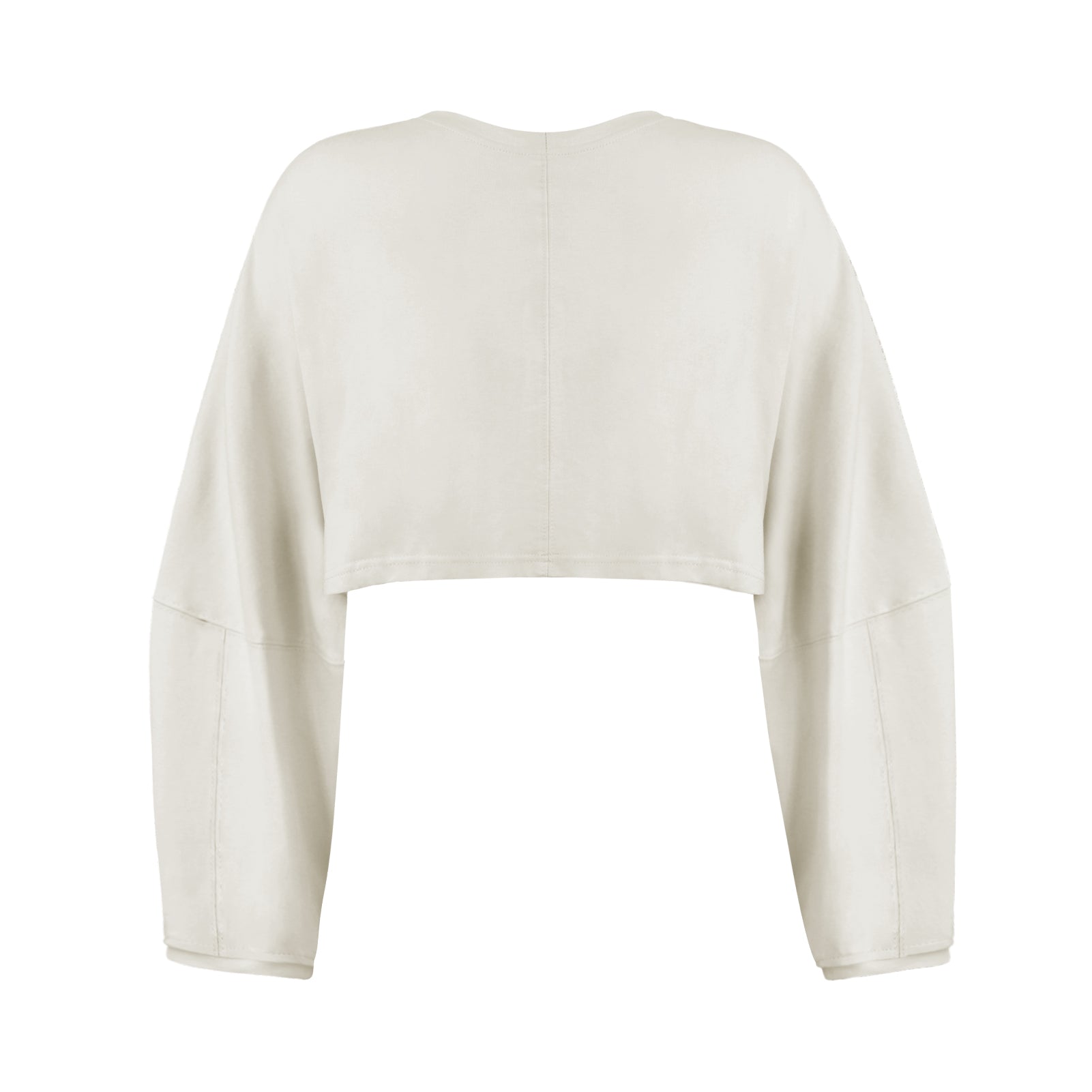 Molly Wide Sleeve Crop Top - Apricot