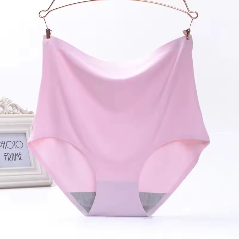 Elegant In Hip Lift plus size Breathable Briefs High waist Seamless Panties