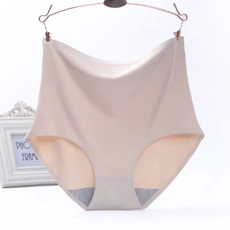 Elegant In Hip Lift plus size Breathable Briefs High waist Seamless Panties