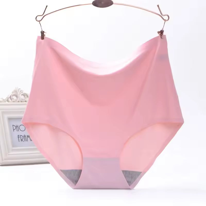 Elegant In Hip Lift plus size Breathable Briefs High waist Seamless Panties