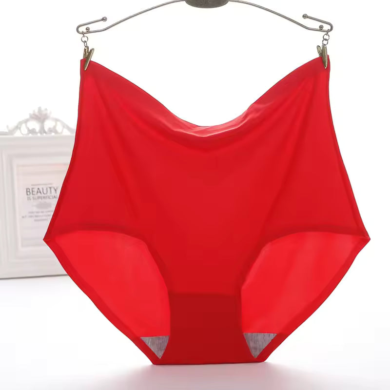 Elegant In Hip Lift plus size Breathable Briefs High waist Seamless Panties