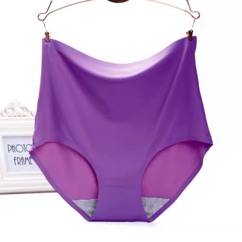 Elegant In Hip Lift plus size Breathable Briefs High waist Seamless Panties