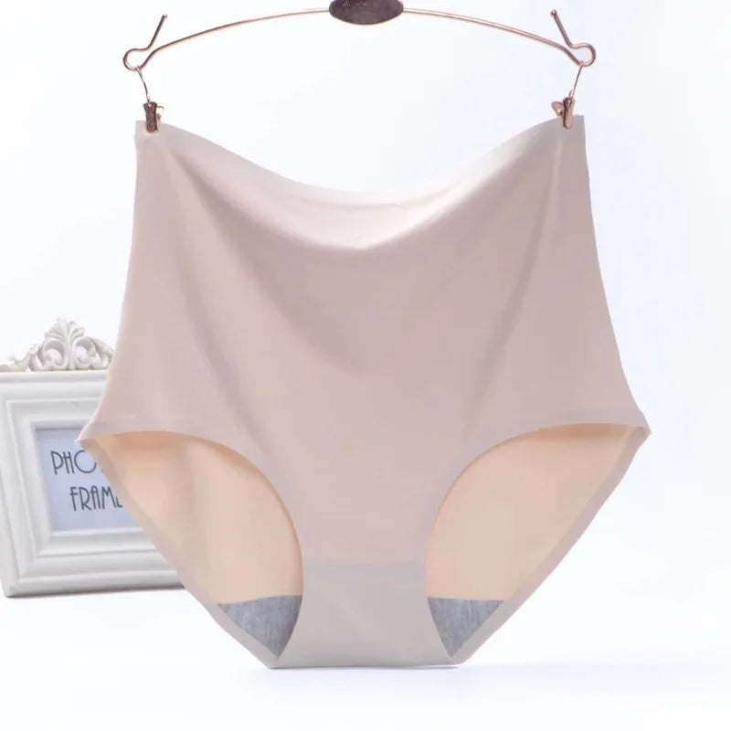 Elegant In Hip Lift plus size Breathable Briefs High waist Seamless Panties