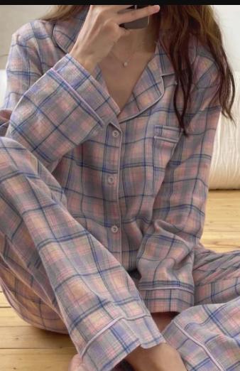 Elegant Simple Leisure Can Go out Pajamas Home wear Set