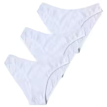 Elegant Student Cute Mid-Waisted Briefs Soft Cotton Large Size Underwear