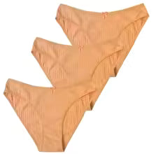 Elegant Student Cute Mid-Waisted Briefs Soft Cotton Large Size Underwear