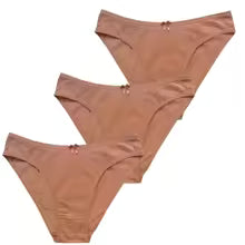 Elegant Student Cute Mid-Waisted Briefs Soft Cotton Large Size Underwear