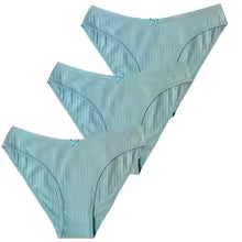 Elegant Student Cute Mid-Waisted Briefs Soft Cotton Large Size Underwear