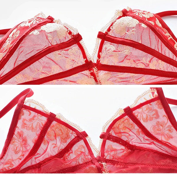 Embroidery Without Steel Ring Side of the Breathable Triangle