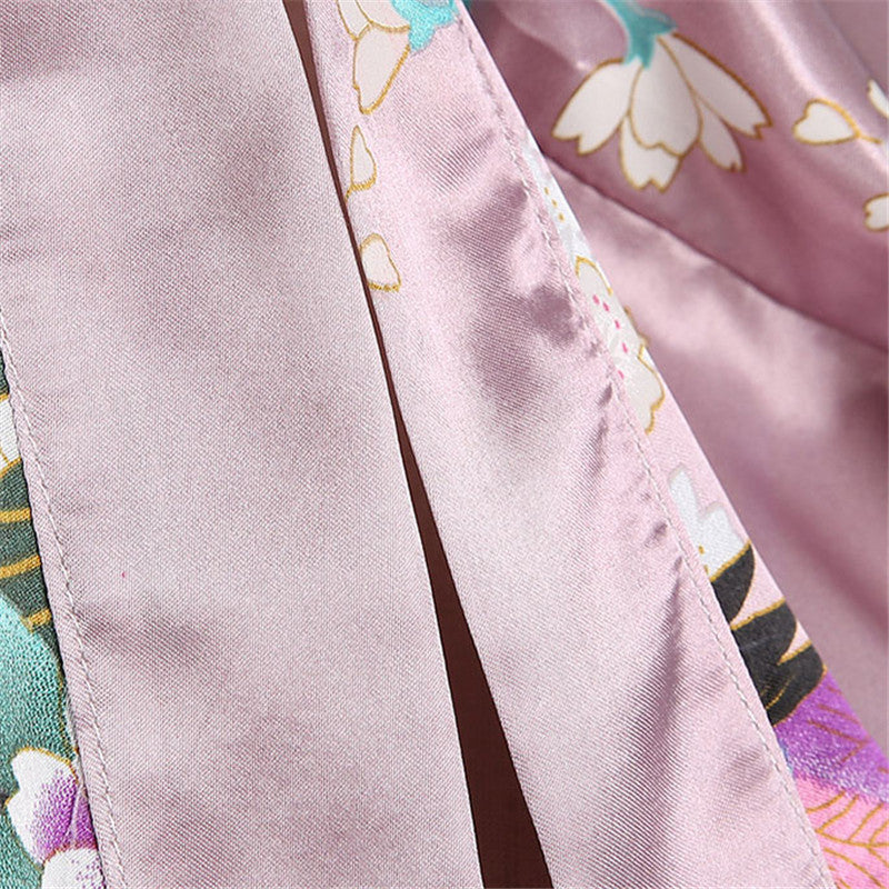 Peacock Print Long Sleeve Pajama