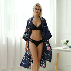Peacock Print Long Sleeve Pajama