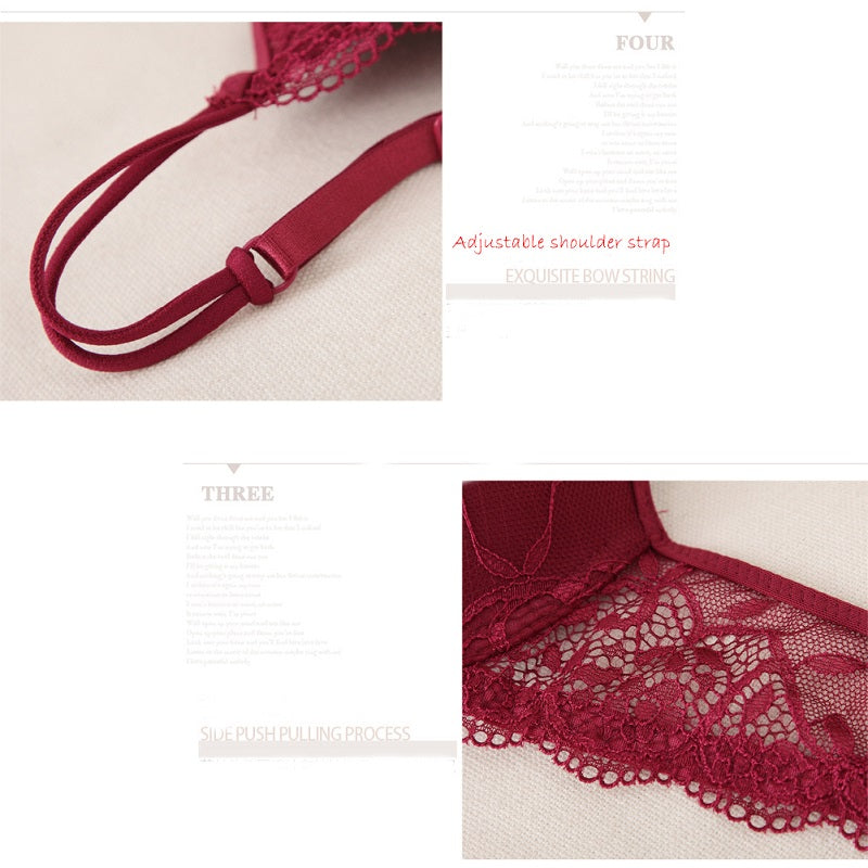 Lace Bra Set Push up Lingerie Underwear Sets