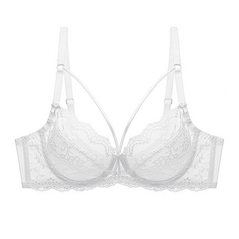 Floral Embroidery Underwear Plus size Bra & Brief Sets