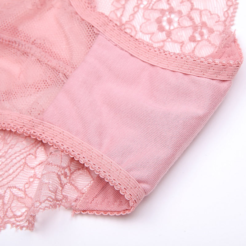 Floral Lace Briefs High Quality Panties