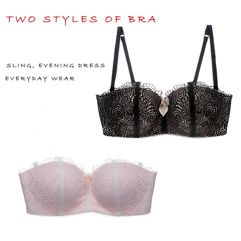 Floral embroidery lace underwear bra and panty set