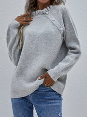 MAKEDO Grey Knit Sweater