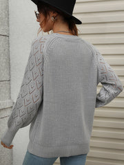 SHANTALL KNIT CARDIGAN - GREY