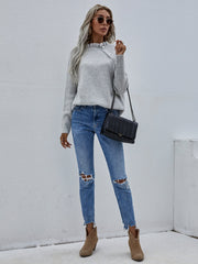 MAKEDO Grey Knit Sweater