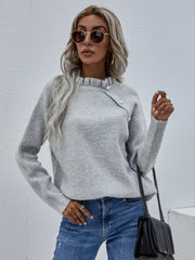 MAKEDO Grey Knit Sweater