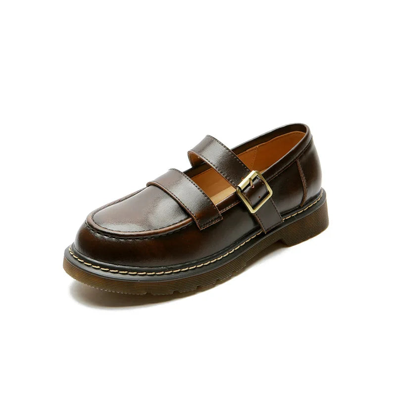 Jk Uniform Shoes British Style Retro Solid Color Casual Single Shoes Mary Jane Shoes Lolita