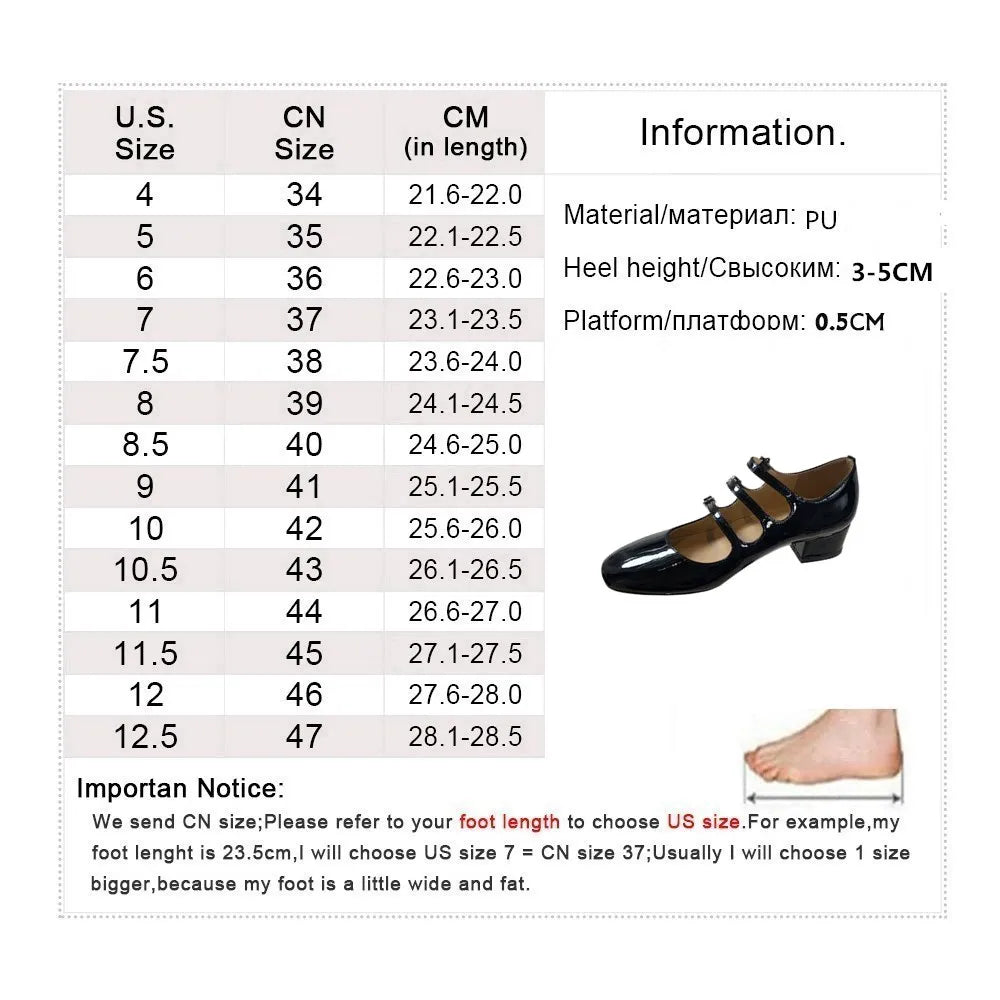 Round Toe Pumps Buckle High Heels Wedding Shoes Party Comfortable Shoes Zapatos De Mujer