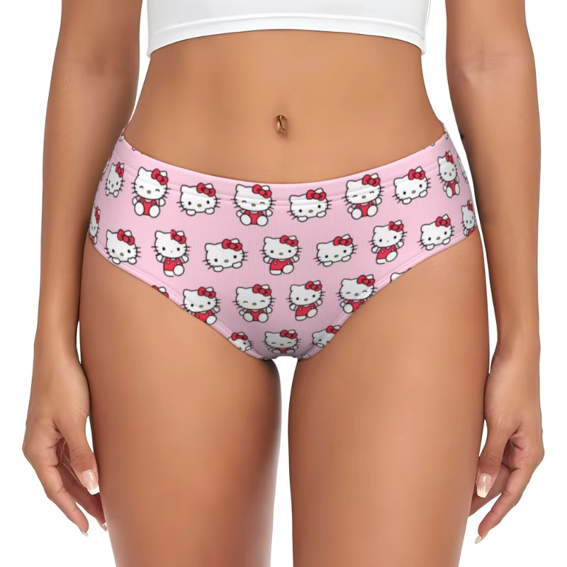Hello Kitty Cat Comfort Panties Underwear Briefs Underpants