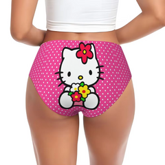 Hello Kitty Cat Panties Underwear Comfort Briefs Underpants