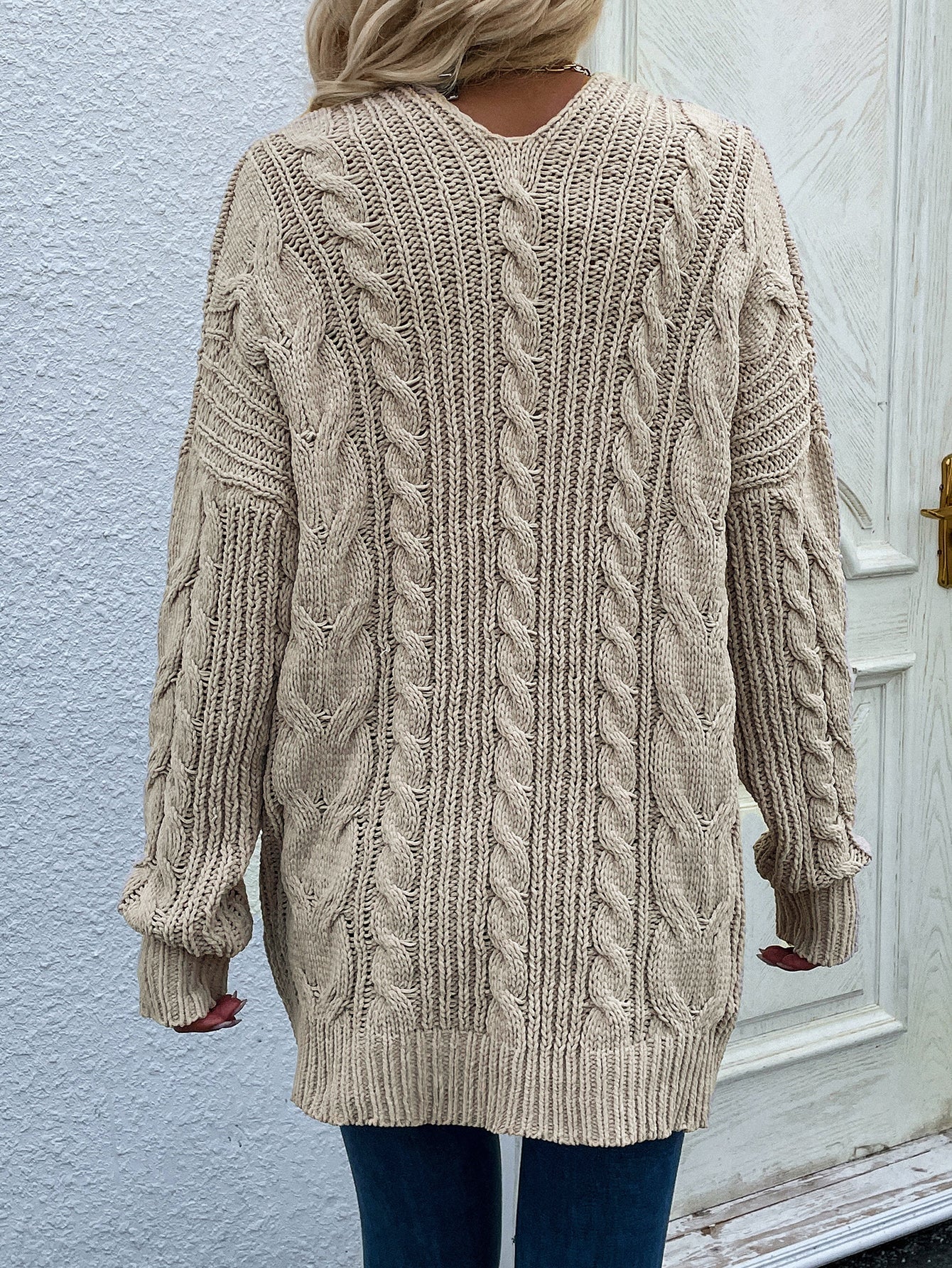 JEMIMA Knit Cardigan - Beige