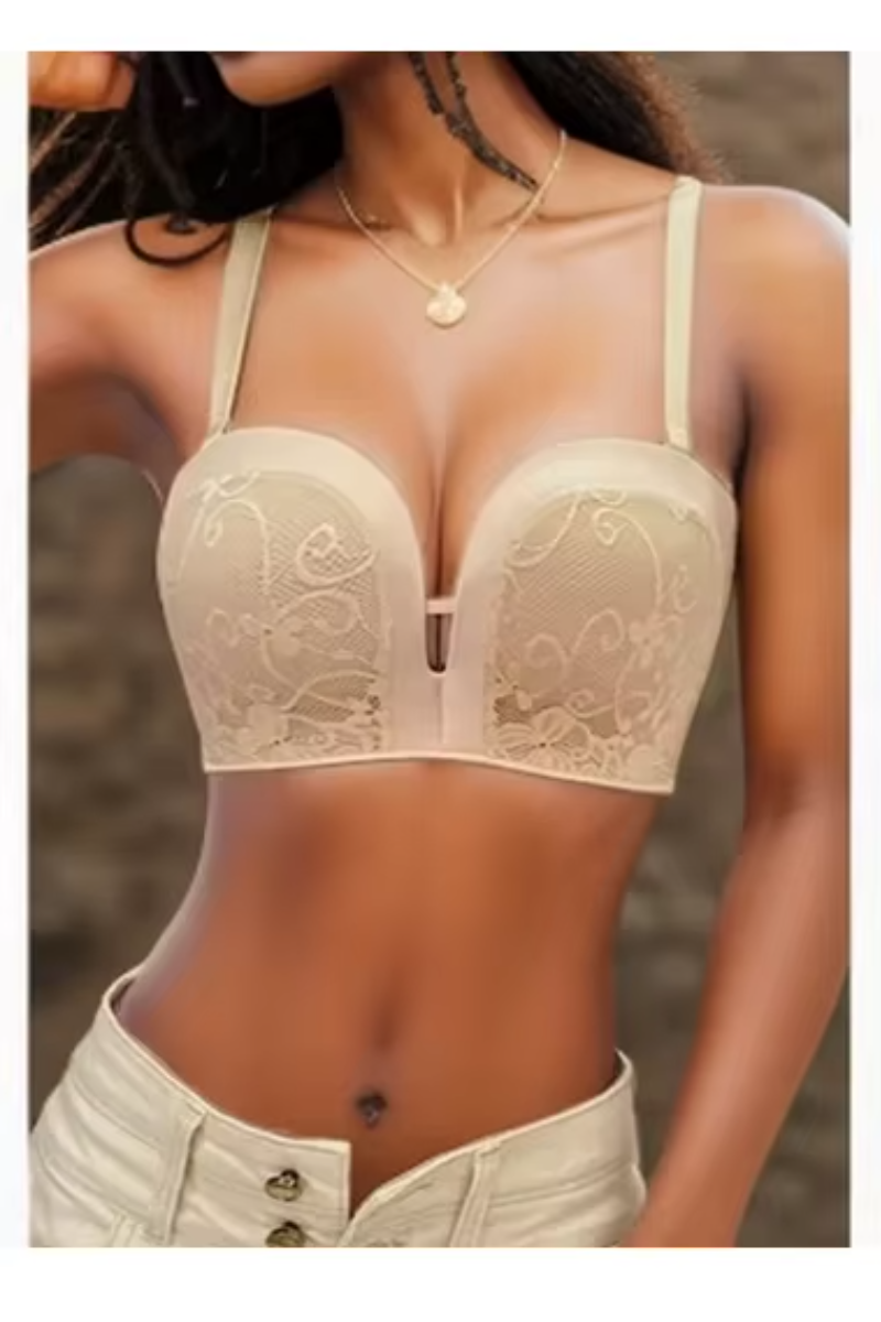 Invisible bralette Backless Small Breast Strapless Wireless Push Up Bra