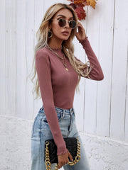 Makeda Knit Top - Mauve