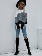 ELMA Knit Jumper - Grey Block