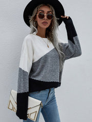 ELMA Knit Jumper - Grey Block