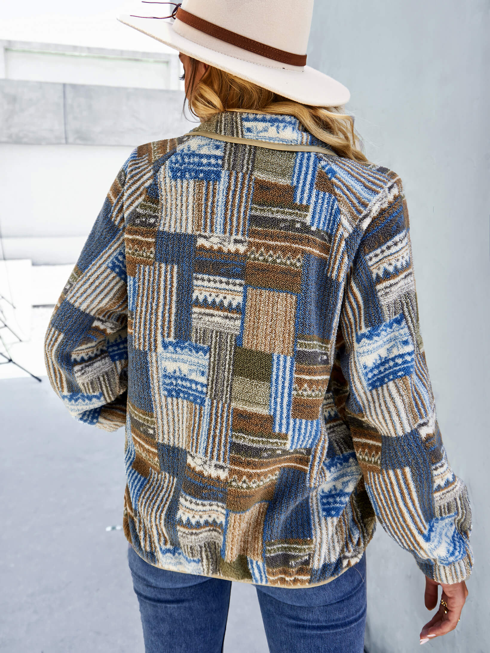 QUIRINIUS FLEECE JACKET - KHAKI