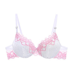 Lace Bra Beauty Back Push Up Bralette Brassiere Underwire Bra