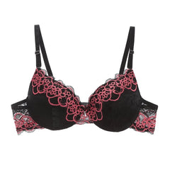 Lace Bra Beauty Back Push Up Bralette Brassiere Underwire Bra