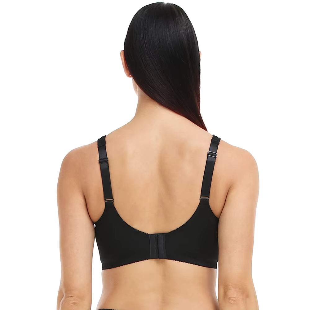 Lace Embroidery Minimizer Underwire Bralette Brassiere Bra