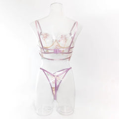 Lace Lingerie Beautiful Underwear Push Up Exotic Sissy Fairy g-String Ensemble Bra Sets
