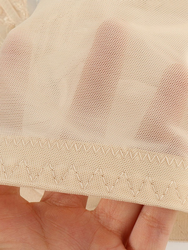 Lace Plus Size Transparent Ultra-thin Gather Push Up Bra