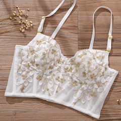 Lace Push-up Bra And Panty Sets Embroidered Lingerie