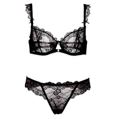 Lace Solid Bra & Brief Sets