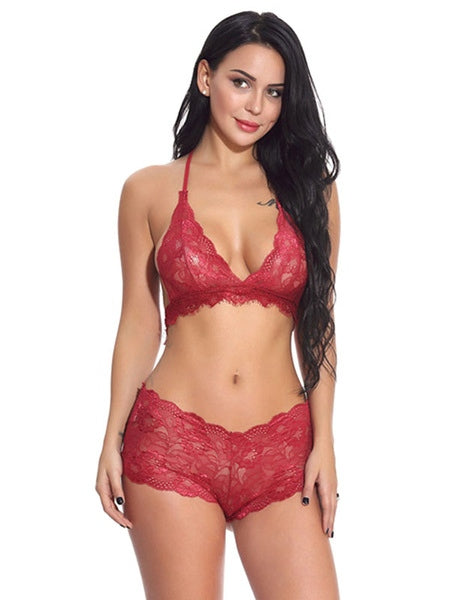 Lace Underwear Panty 2-Piece Lingerie