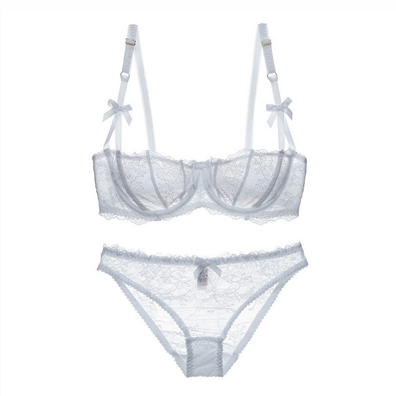 Lace ultra-thin comfortable underwear bra set