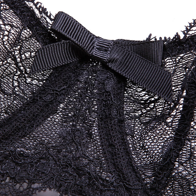 Lace ultra-thin comfortable underwear bra set