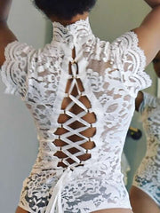 Lingerie Backless Lace Teddies