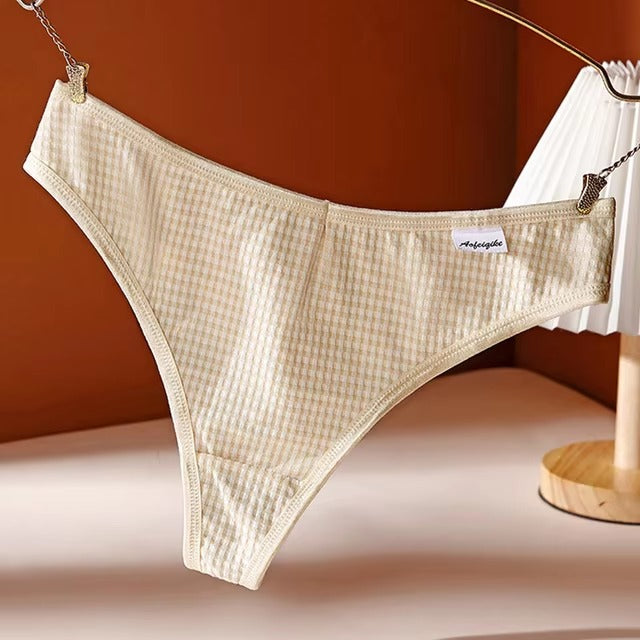 Lingerie Cotton Low-waist V Waist G String Thong Underwear Panties