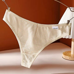 Lingerie Cotton Low-waist V Waist G String Thong Underwear Panties