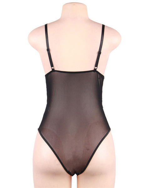 Lingerie Cut Out Backless Polyester Teddies