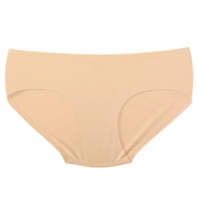Lingerie Fitness Sports Seamless Ice Silk Low-Rise Briefs Comfortable Panty