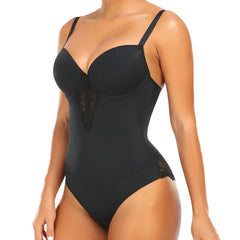 Lingerie Full Body Shapers Lace Open Crotch V-collar with Bras